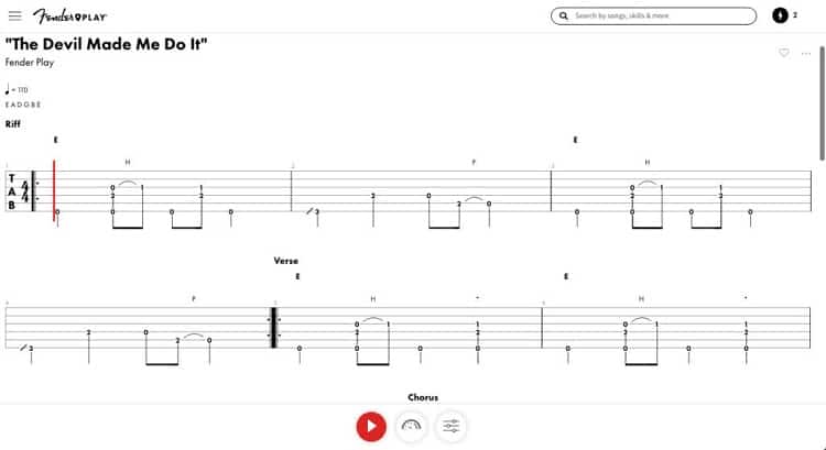 fender play practice mode