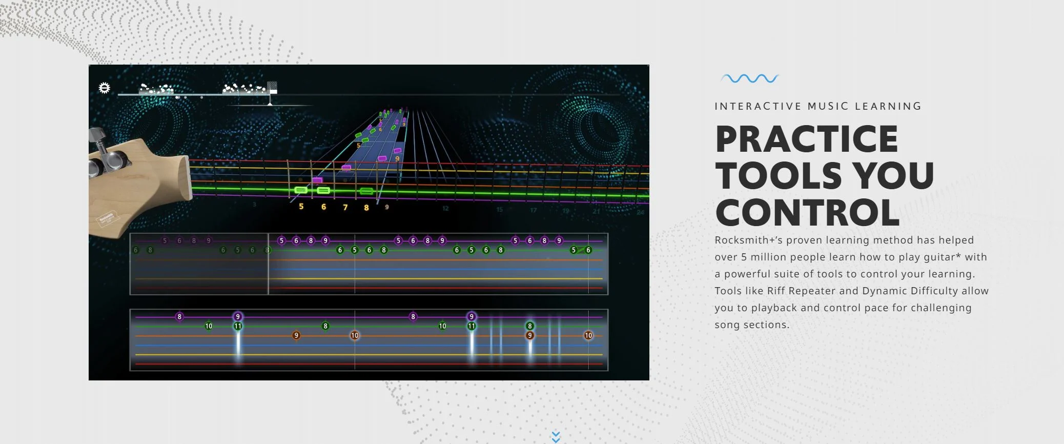 interactive music earning rocksmith