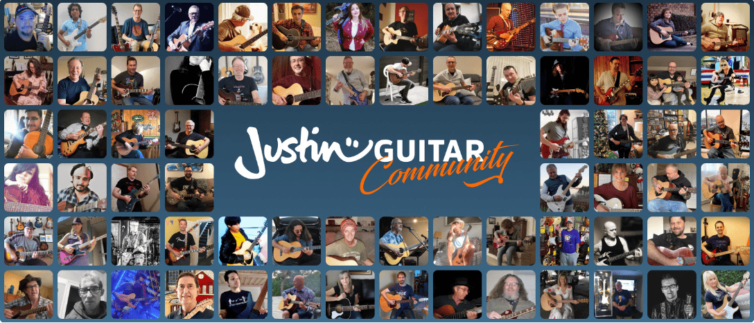 justin guitar community