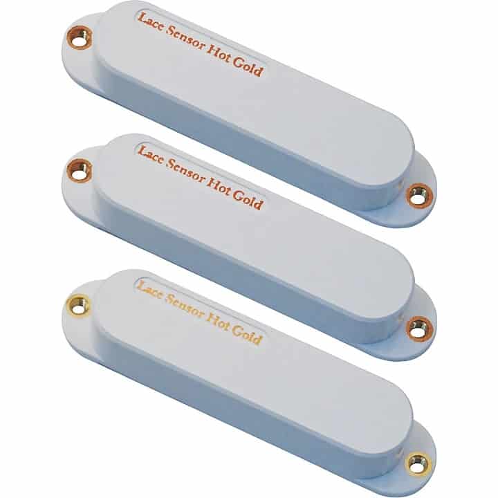 Lace Sensor Hot Gold with Hot Bridge 3-Pack White | Guitar Center
