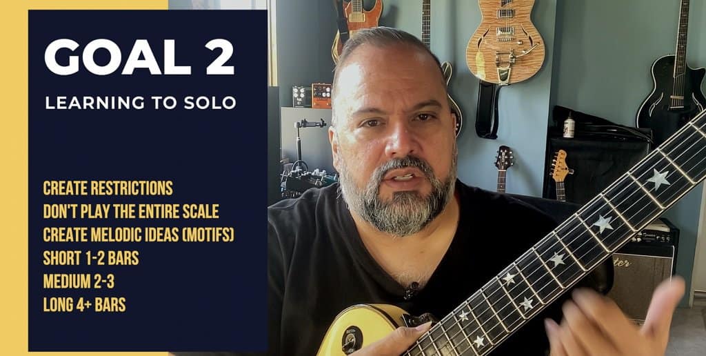 learning lessons guitar solo