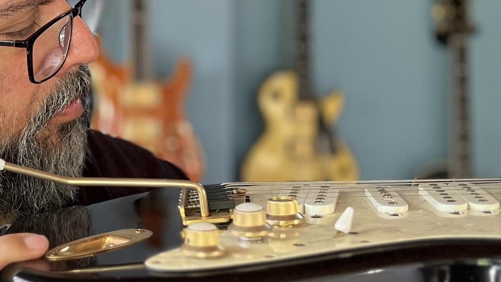 guitar bridge saddle height