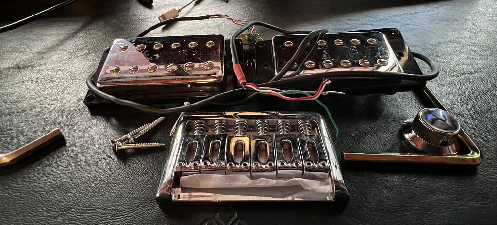 setting up guitar electronics