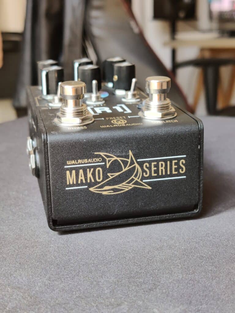 walrus audio mako series R1 reverb pedal logo