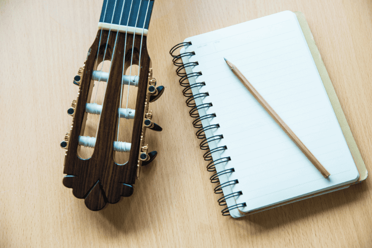 writing guitar song