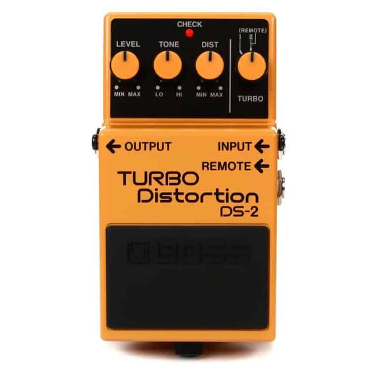 Boss DS-2 Turbo Distortion Pedal | Sweetwater