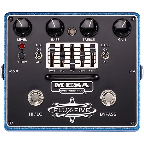 MESA/Boogie FLUX-FIVE Overdrive Effects Pedal Black | Musician’s Friend