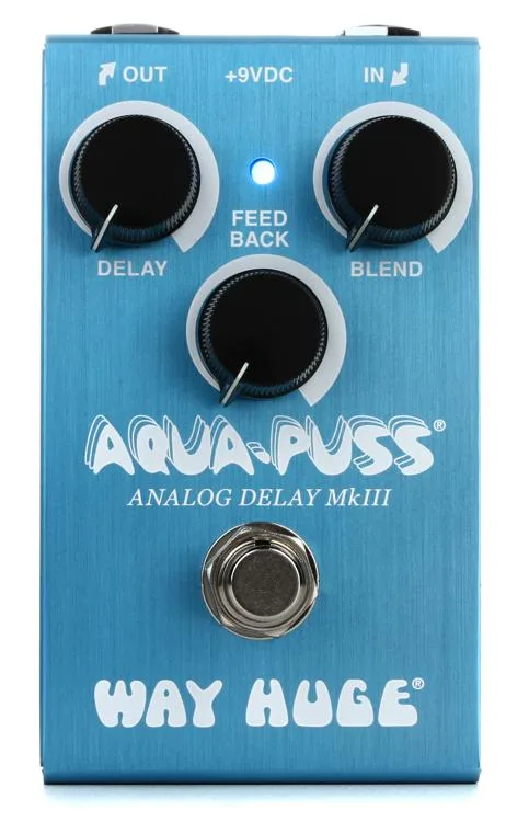 Way Huge Smalls Aqua Puss Analog Delay Pedal | Sweetwater