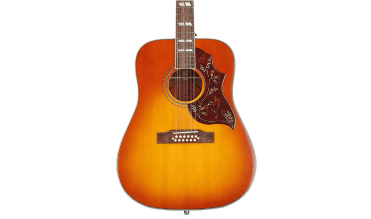 epiphone hummingbird 12-string acoustic-electric guitar
