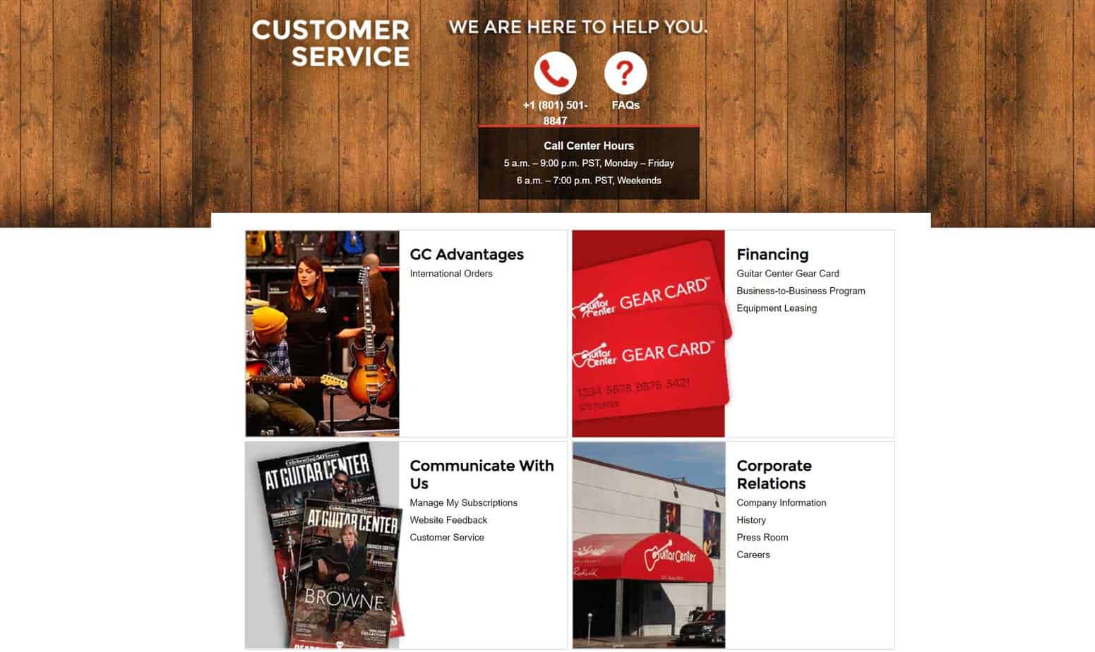 Guitar Center Customer Service