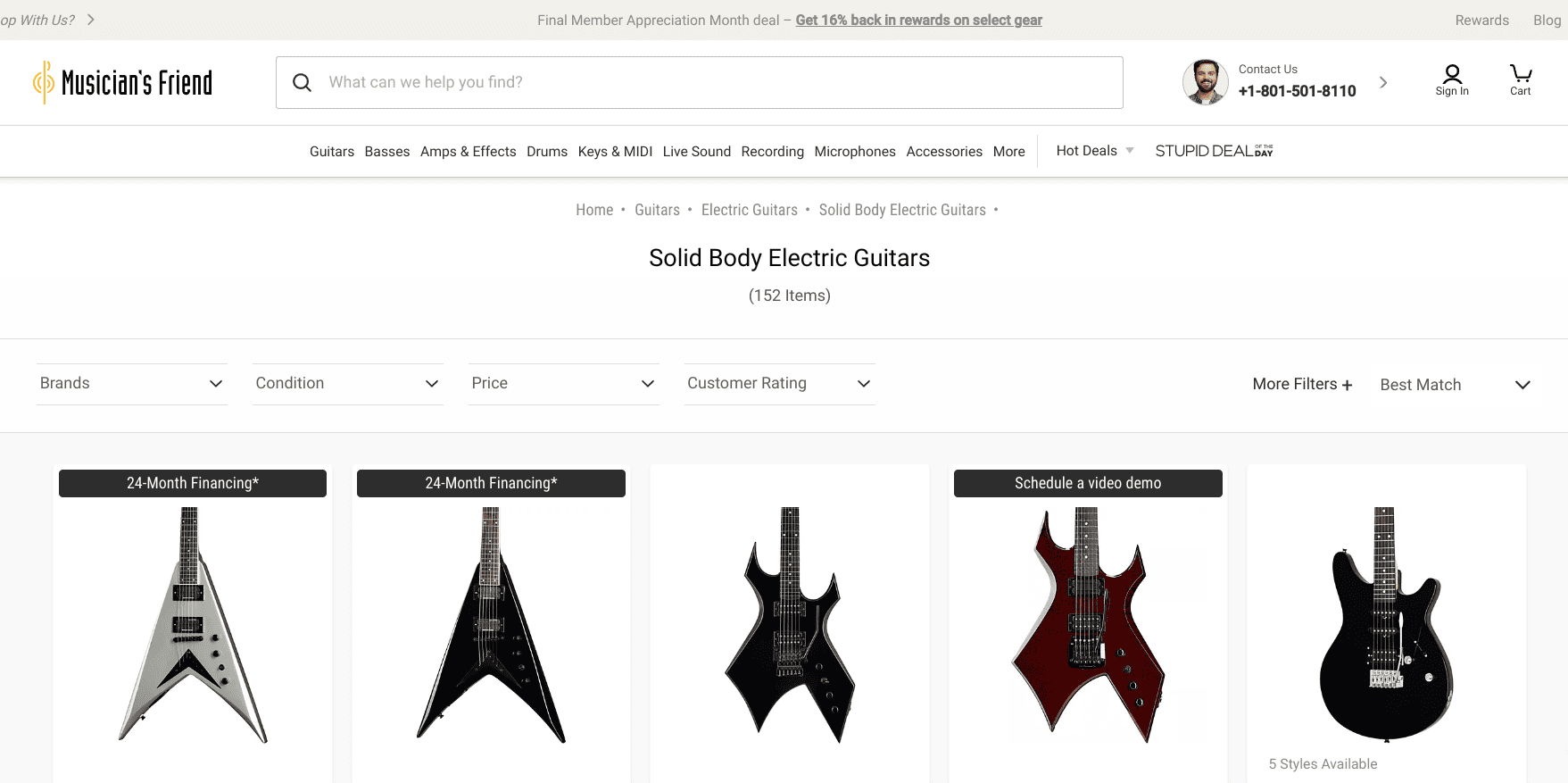 musiciansfriend online store