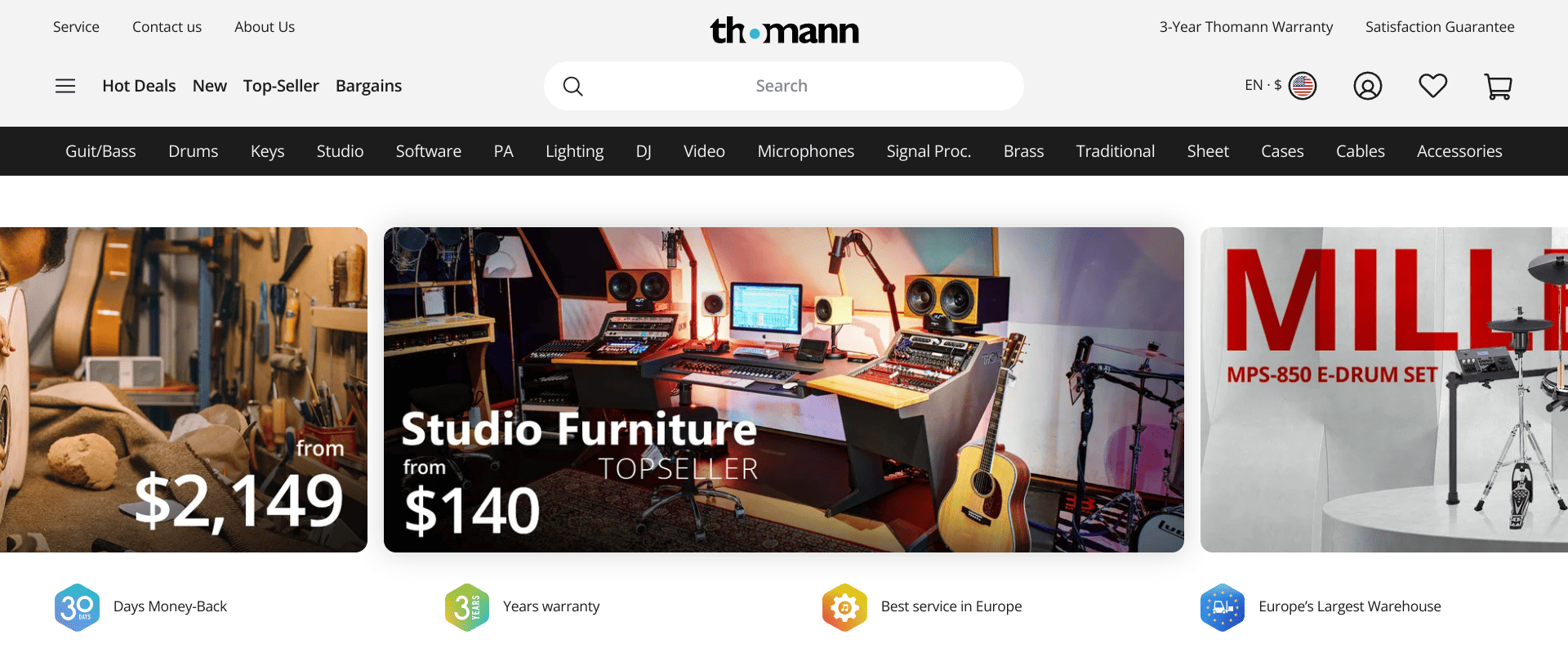 thomannmusic online store