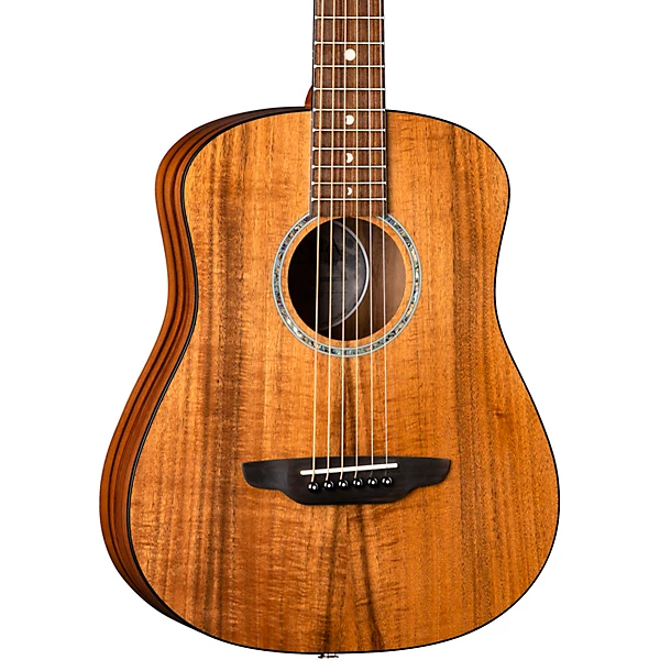 Luna Safari Solid Koa Top 3/4 Size Acoustic/Electric Guitar | Guitar Center