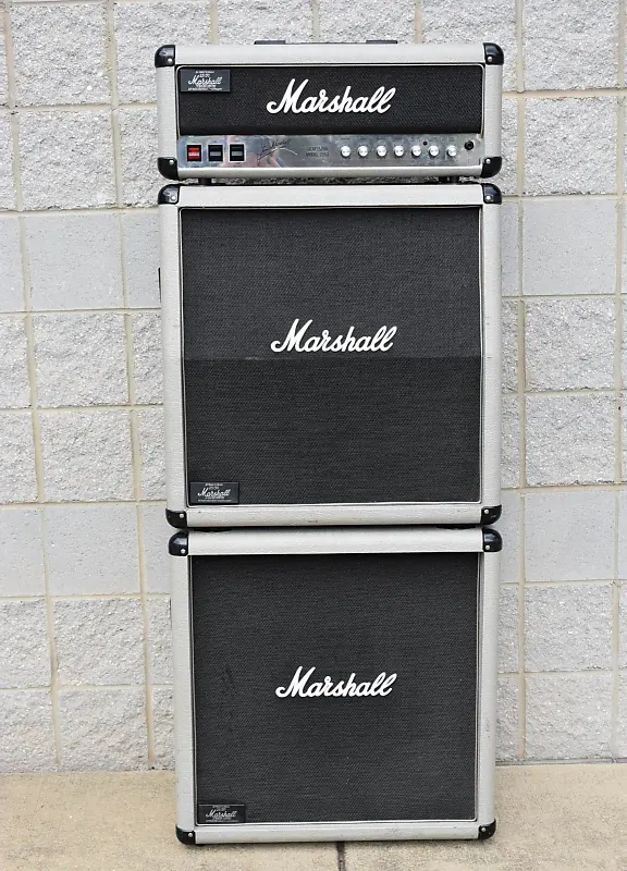 1987 Marshall Silver Jubilee JCM 25/50 Stack | Reverb