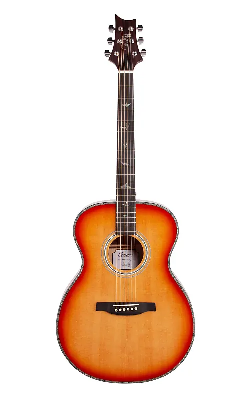 PRS SE T50E Acoustic/Electric Guitar Vintage Sunburst w/ Case | Reverb