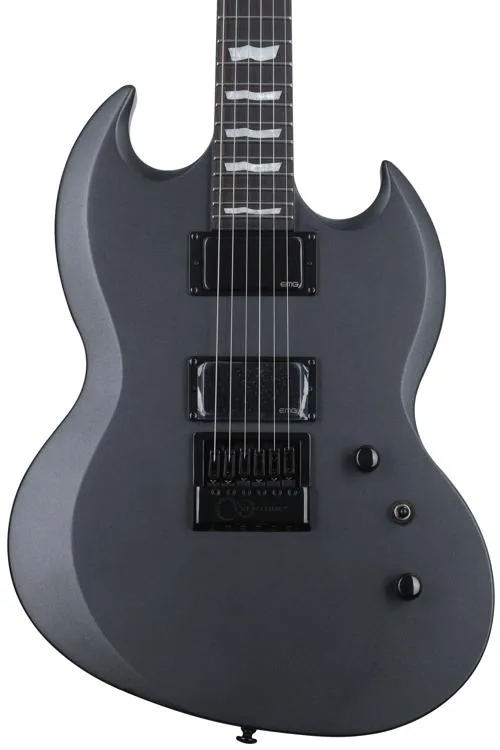 Viper-1000 EverTune Electric Guitar Charcoal Metallic Satin | Sweetwater