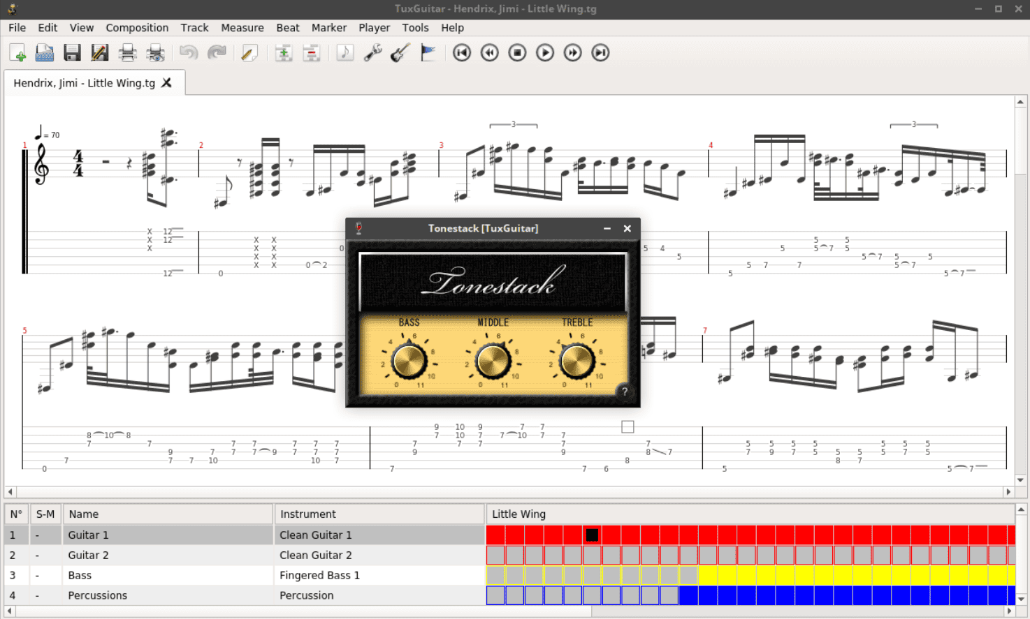 tuxguitar Best Guitar Transcription Software
