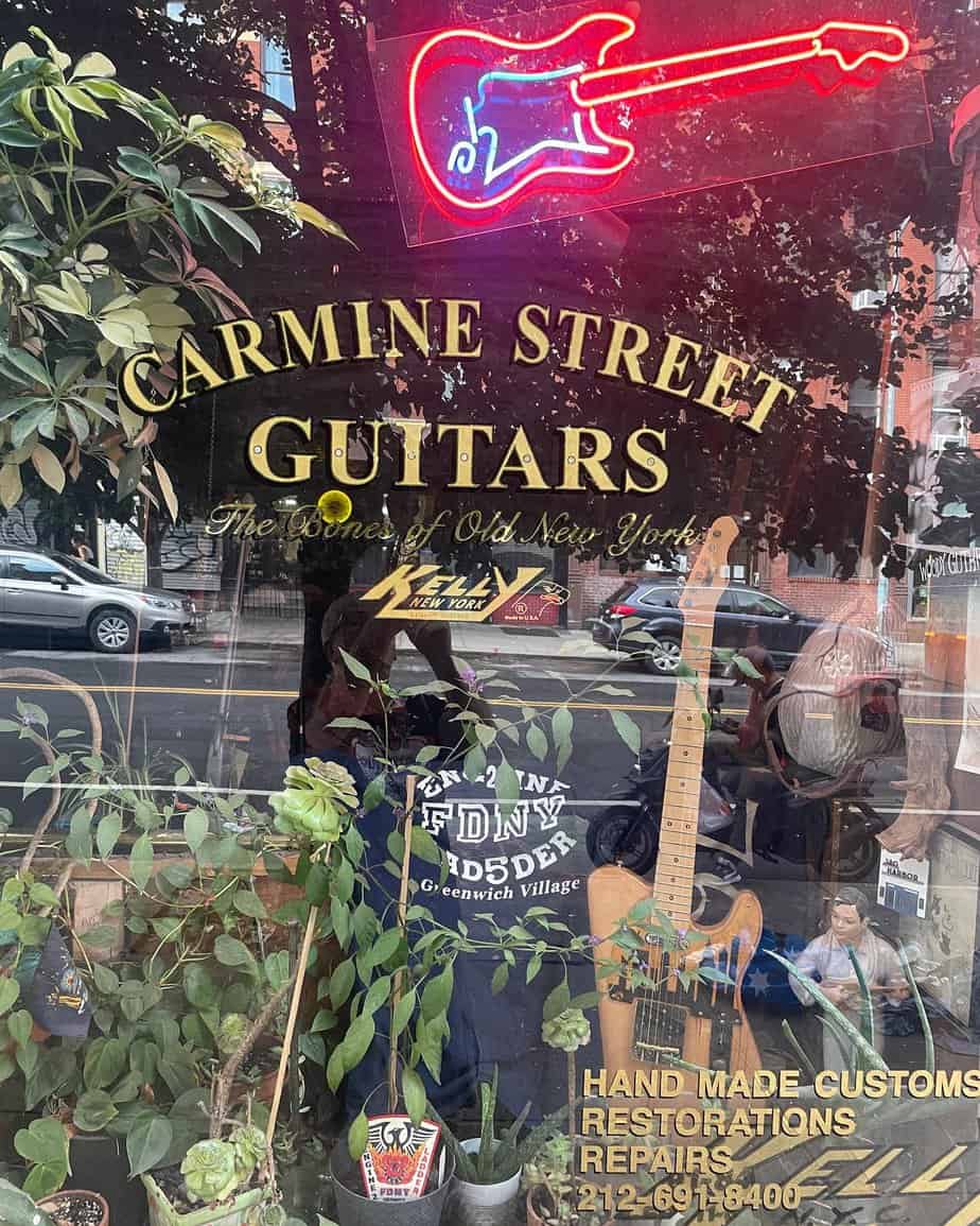 carmine street guitars coolest guitar stores in nyc