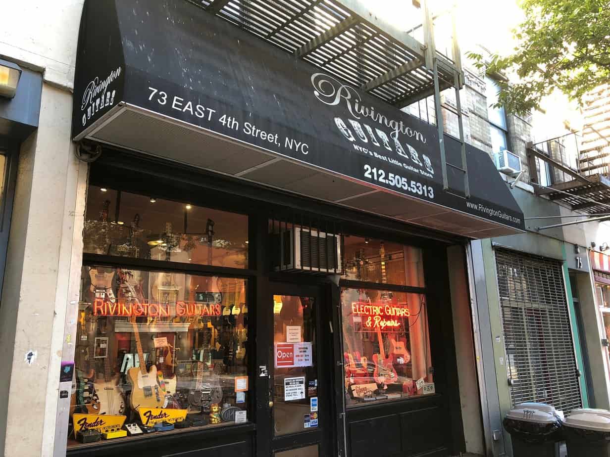rivingston guitars coolest guitar stores in nyc